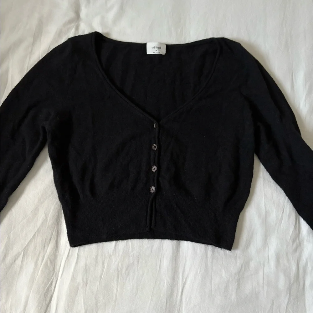NWOT Aritzia Wilfred Santorini Cardigan - Picture 9 of 10